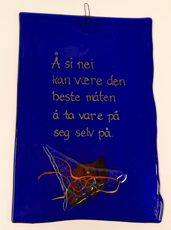Hustavle i glass, Å si nei..