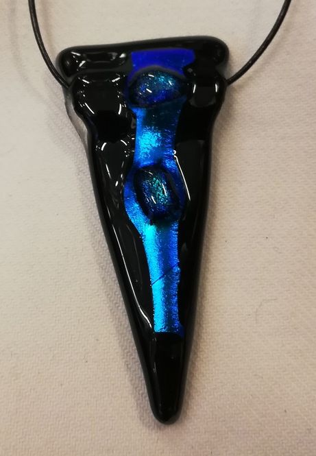 Hovedbilde Smykke i glass 019, turkis